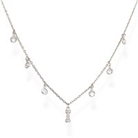 Collana Amen Donna Letterami in Argento Zirconia CLBBZI - CLBBZI